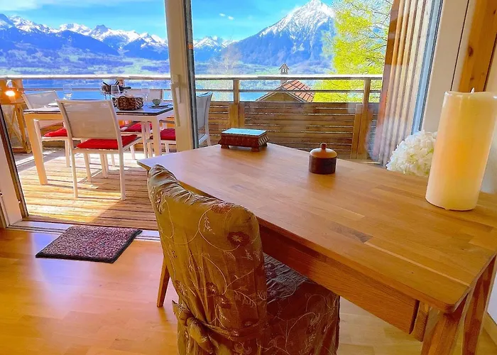 Lägenhet Thun Alps Scenic Views And Concierge By Swisshut